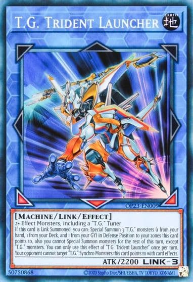 TG Trident Launcher OTS Tournament Pack 23 Yu-Gi-Oh! card