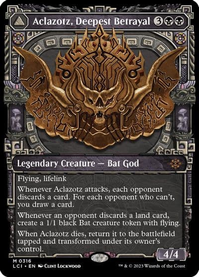 Aclazotz Deepest Betrayal Showcase The Lost Caverns of Ixalan Magic card