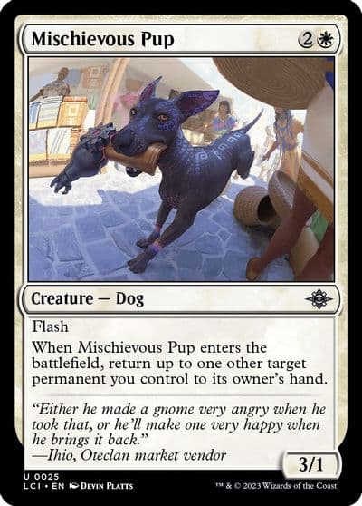Mischievous Pup The Lost Caverns of Ixalan Magic card