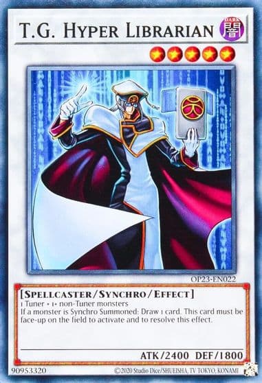 TG Hyper Librarian OTS Tournament Pack 23 Yu-Gi-Oh! card