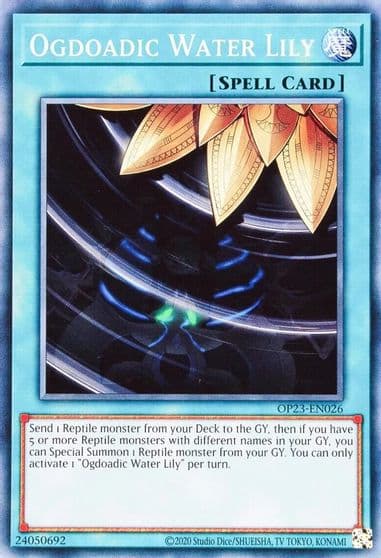 Ogdoadic Water Lily OTS Tournament Pack 23 Yu-Gi-Oh! card