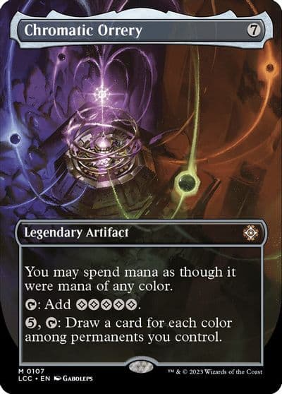 Chromatic Orrery Borderless Commander: The Lost Caverns of Ixalan Magic card