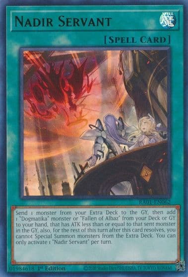 Nadir Servant UR 25th Anniversary Rarity Collection Yu-Gi-Oh! card