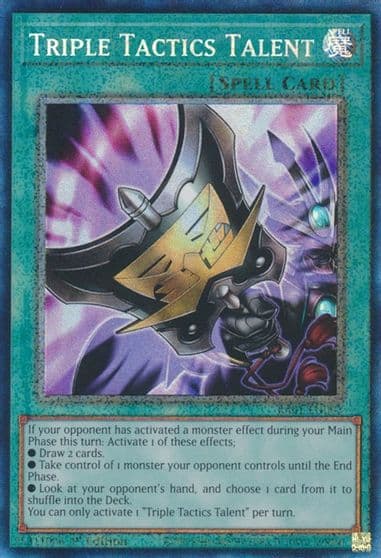 Triple Tactics Talent PCR 25th Anniversary Rarity Collection Yu-Gi-Oh! card
