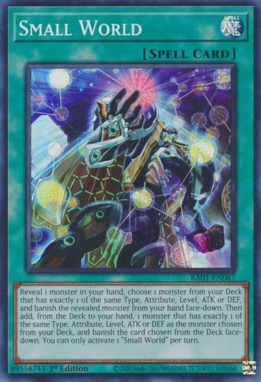 Small World 25th Anniversary Rarity Collection Yu-Gi-Oh! card