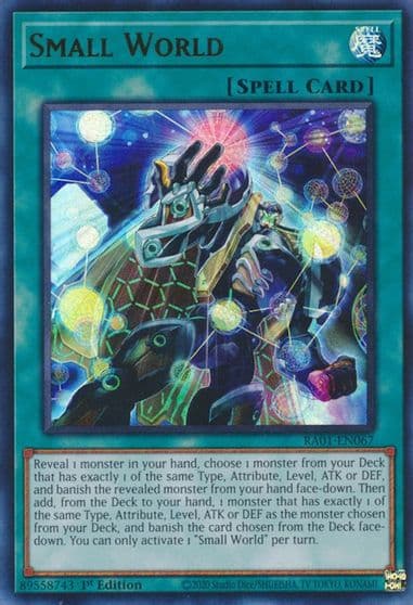 Small World UR 25th Anniversary Rarity Collection Yu-Gi-Oh! card