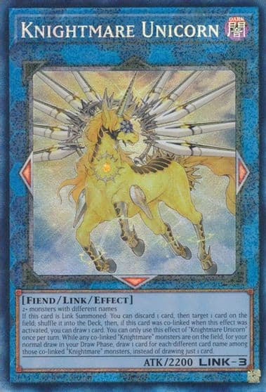 Knightmare Unicorn PCR 25th Anniversary Rarity Collection Yu-Gi-Oh! card