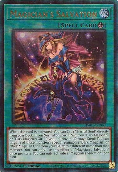 Magicians Salvation PUR 25th Anniversary Rarity Collection Yu-Gi-Oh! card