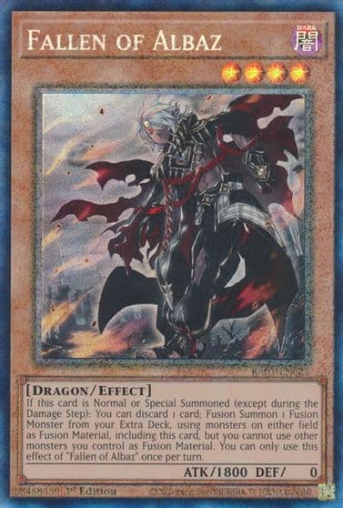 Fallen of Albaz PCR 25th Anniversary Rarity Collection Yu-Gi-Oh! card