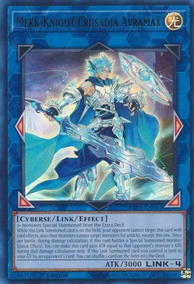 Mekk Knight Crusadia Avramax UR 25th Anniversary Rarity Collection Yu-Gi-Oh! card