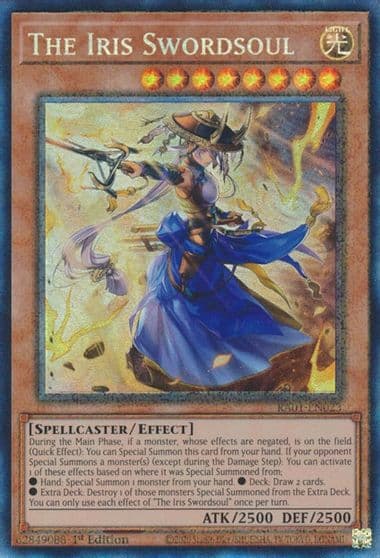 The Iris Swordsoul PCR 25th Anniversary Rarity Collection Yu-Gi-Oh! card
