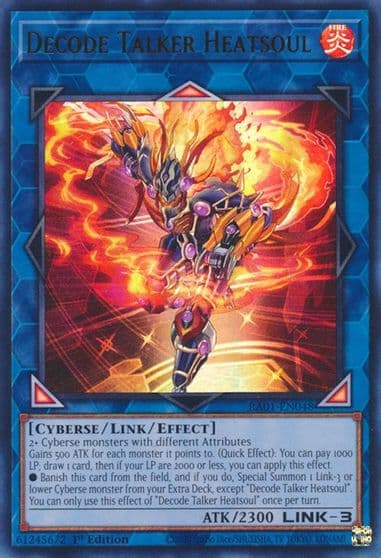 Decode Talker Heatsoul UR 25th Anniversary Rarity Collection Yu-Gi-Oh! card