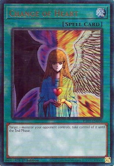 Change of Heart PUR 25th Anniversary Rarity Collection Yu-Gi-Oh! card