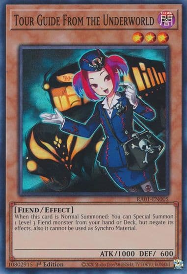 Tour Guide From the Underworld 25th Anniversary Rarity Collection Yu-Gi-Oh! card