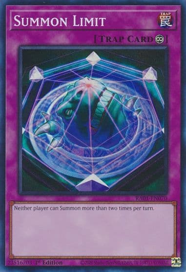 Summon Limit 25th Anniversary Rarity Collection Yu-Gi-Oh! card