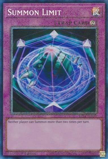 Summon Limit PCR 25th Anniversary Rarity Collection Yu-Gi-Oh! card