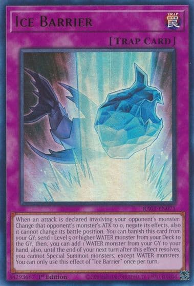 Ice Barrier UR 25th Anniversary Rarity Collection Yu-Gi-Oh! card