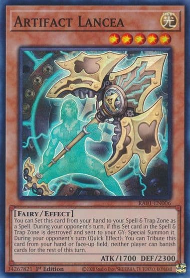 Artifact Lancea 25th Anniversary Rarity Collection Yu-Gi-Oh! card