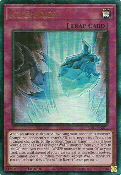 Ice Barrier PUR 25th Anniversary Rarity Collection Yu-Gi-Oh! card