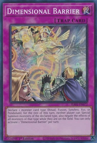 Dimensional Barrier 25th Anniversary Rarity Collection Yu-Gi-Oh! card