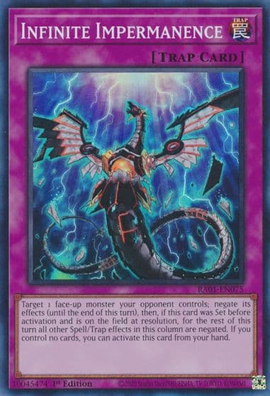 Infinite Impermanence 25th Anniversary Rarity Collection Yu-Gi-Oh! card