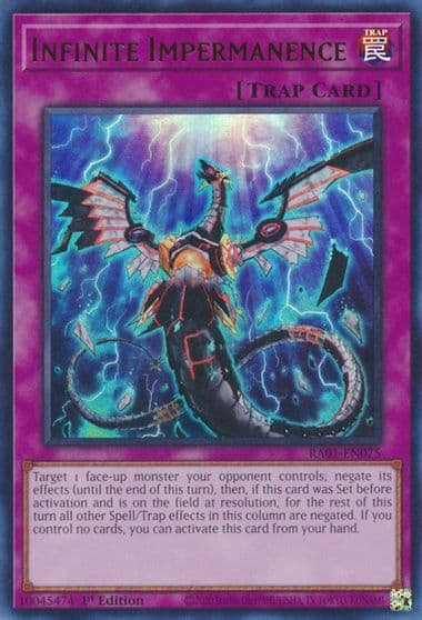 Infinite Impermanence UR 25th Anniversary Rarity Collection Yu-Gi-Oh! card