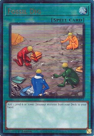 Fossil Dig PUR 25th Anniversary Rarity Collection Yu-Gi-Oh! card