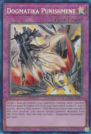 Dogmatika Punishment PCR 25th Anniversary Rarity Collection Yu-Gi-Oh! card