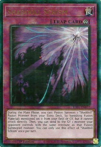 Shaddoll Schism PUR 25th Anniversary Rarity Collection Yu-Gi-Oh! card