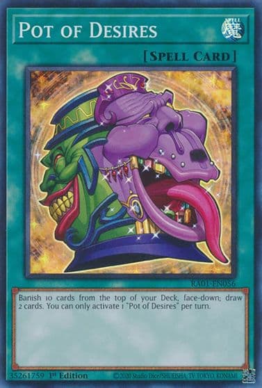 Pot of Desires 25th Anniversary Rarity Collection Yu-Gi-Oh! card