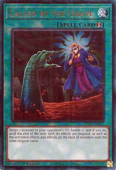 Called by the Grave PUR 25th Anniversary Rarity Collection Yu-Gi-Oh! card