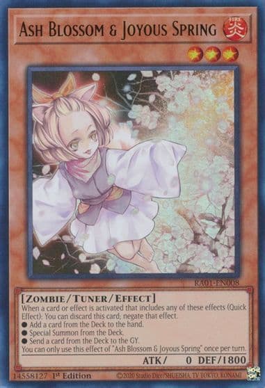Ash Blossom and Joyous Spring UR 25th Anniversary Rarity Collection Yu-Gi-Oh! card