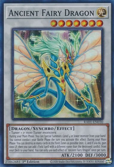 Ancient Fairy Dragon 25th Anniversary Rarity Collection Yu-Gi-Oh! card