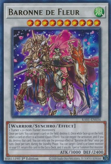 Baronne de Fleur UR 25th Anniversary Rarity Collection Yu-Gi-Oh! card