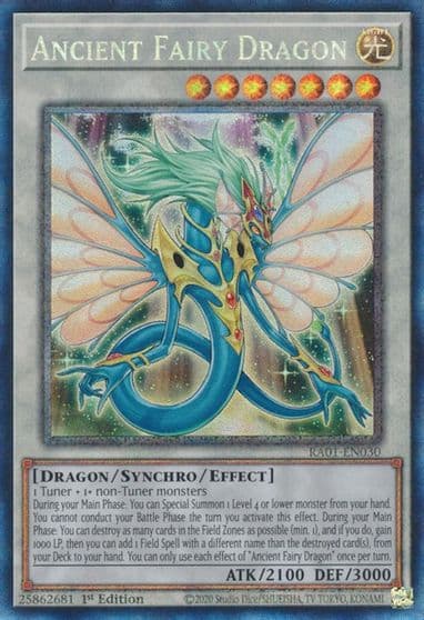 Ancient Fairy Dragon PCR 25th Anniversary Rarity Collection Yu-Gi-Oh! card