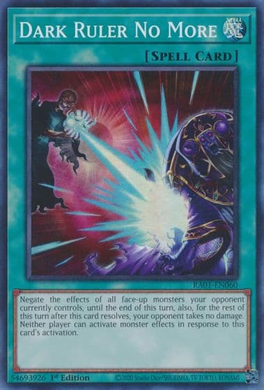 Dark Ruler No More 25th Anniversary Rarity Collection Yu-Gi-Oh! card