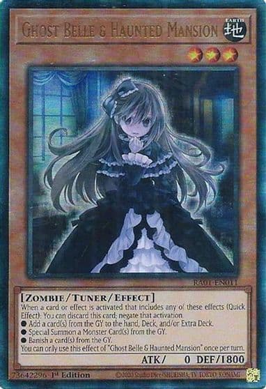Ghost Belle and Haunted Mansion PUR 25th Anniversary Rarity Collection Yu-Gi-Oh! card