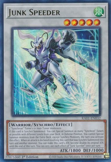 Junk Speeder UR 25th Anniversary Rarity Collection Yu-Gi-Oh! card