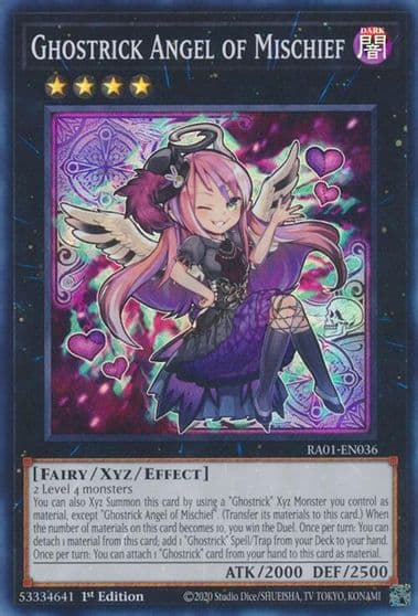 Ghostrick Angel of Mischief 25th Anniversary Rarity Collection Yu-Gi-Oh! card