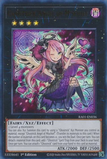 Ghostrick Angel of Mischief UR 25th Anniversary Rarity Collection Yu-Gi-Oh! card