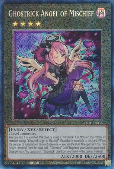 Ghostrick Angel of Mischief PCR 25th Anniversary Rarity Collection Yu-Gi-Oh! card