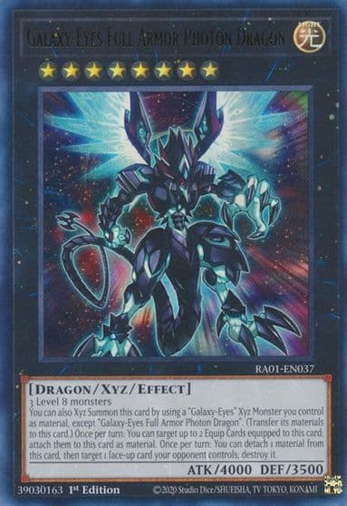 Galaxy Eyes Full Armor Photon Dragon UR 25th Anniversary Rarity Collection Yu-Gi-Oh! card