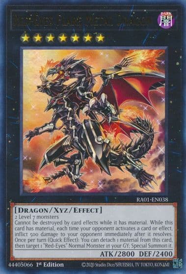 Red Eyes Flare Metal Dragon UR 25th Anniversary Rarity Collection Yu-Gi-Oh! card