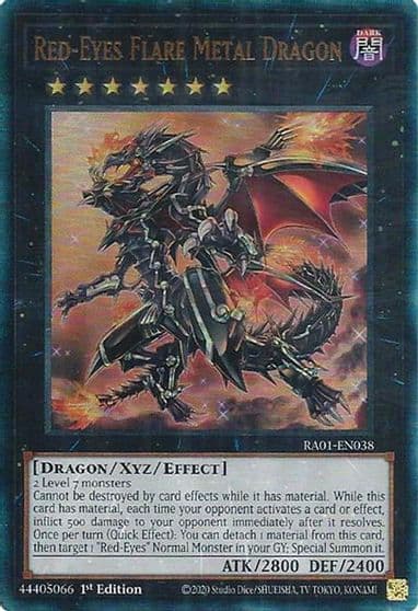 Red Eyes Flare Metal Dragon PUR 25th Anniversary Rarity Collection Yu-Gi-Oh! card