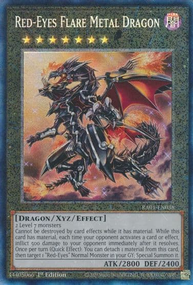 Red Eyes Flare Metal Dragon PCR 25th Anniversary Rarity Collection Yu-Gi-Oh! card