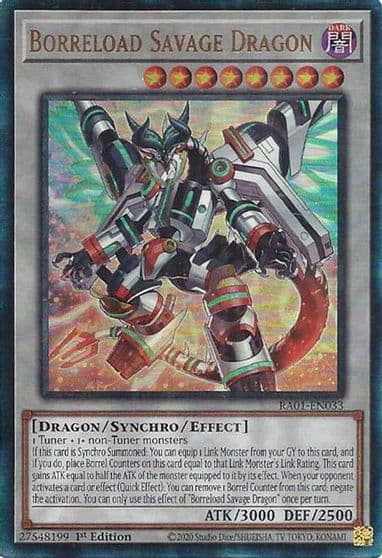 Borreload Savage Dragon PUR 25th Anniversary Rarity Collection Yu-Gi-Oh! card