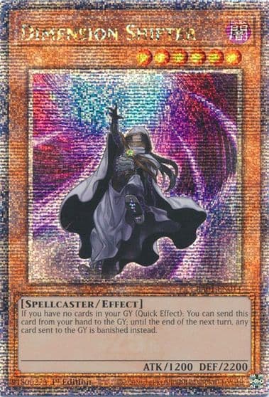 Dimension Shifter Quarter Century Secret Rare 25th Anniversary Rarity Collection Yu-Gi-Oh! card