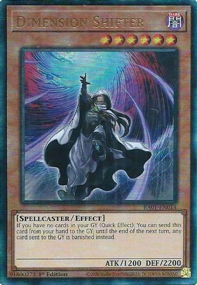 Dimension Shifter PUR 25th Anniversary Rarity Collection Yu-Gi-Oh! card