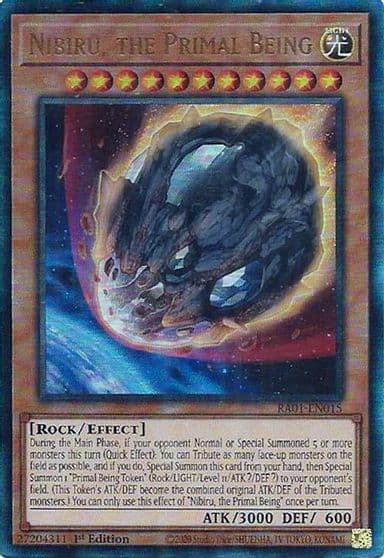 Nibiru the Primal Being PUR 25th Anniversary Rarity Collection Yu-Gi-Oh! card