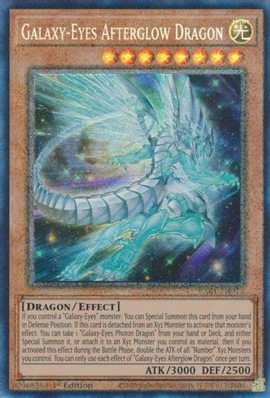 Galaxy Eyes Afterglow Dragon PCR 25th Anniversary Rarity Collection Yu-Gi-Oh! card
